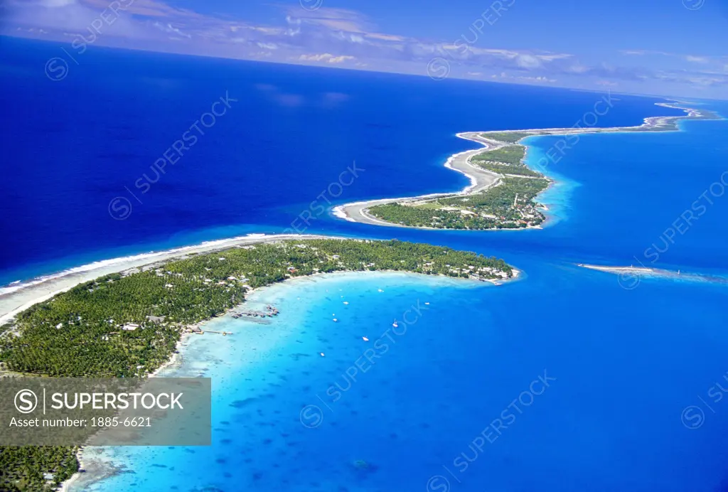 Society Islands, Rangiroa Island, Rangiroa Lagoon, Kia Ora Hotel