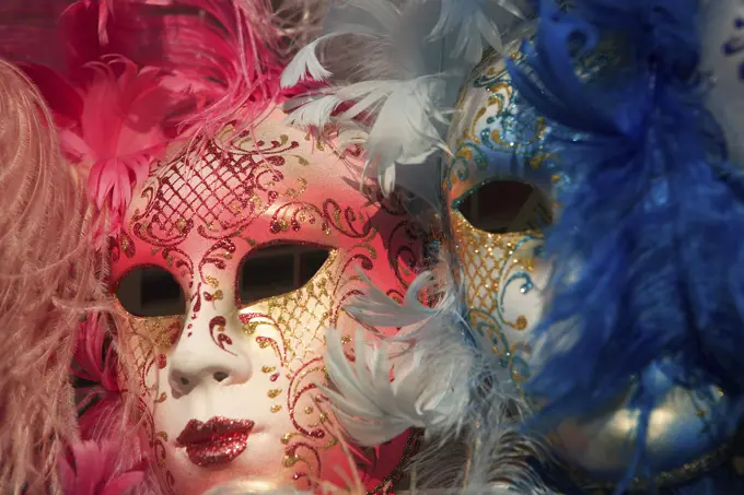 Italy, Veneto, Venice, Carnival masks