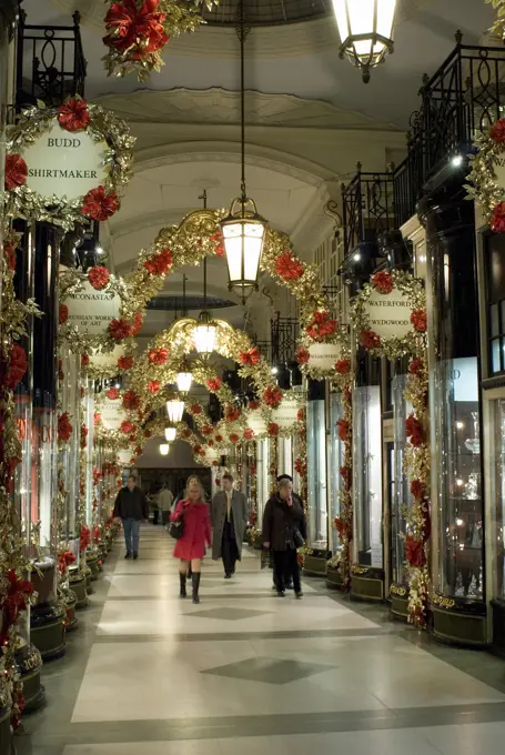 UK - England, , London, Burlington Arcade at Christmas