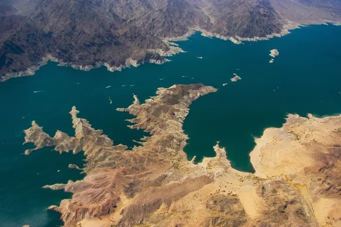 USA, Arizona, Grand Canyon, Aerial view of the western Grand Canyon