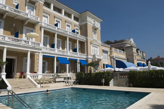 Croatia, Kvarner Gulf, Opatija, The Kvarner Hotel