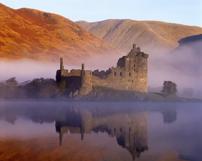 UK - Scotland, Argyll, Dalmally - near, Kilchurn Castle and Loch Awe