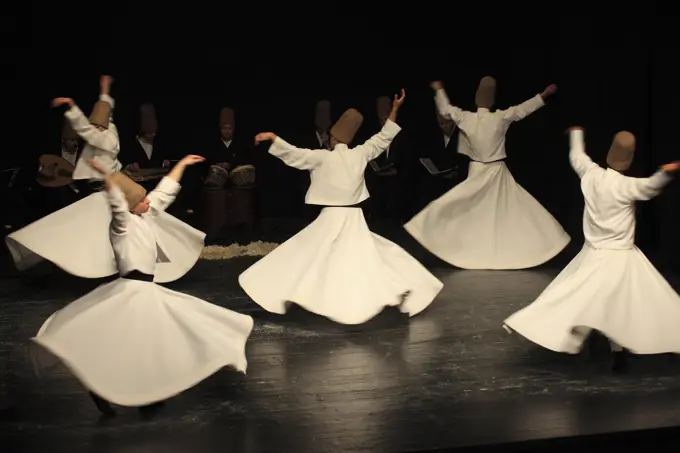 Turkey, Istanbul, Mevlana Whirling Dervishes