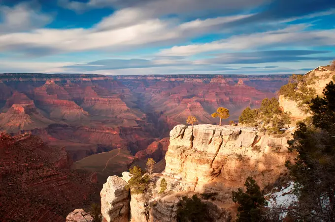 4088 Winter in the Grand Canyon National Park, Arizona, USA