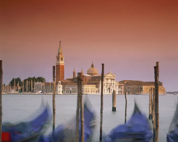 Italy, Veneto, Venice, San Giorgio Maggiore Early Morning