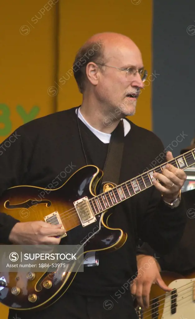 Jazz guitarist JOHN SCOFIELD preforms with his 'UBERJAM' BAND at the MONTEREY JAZZ FESTIVAL