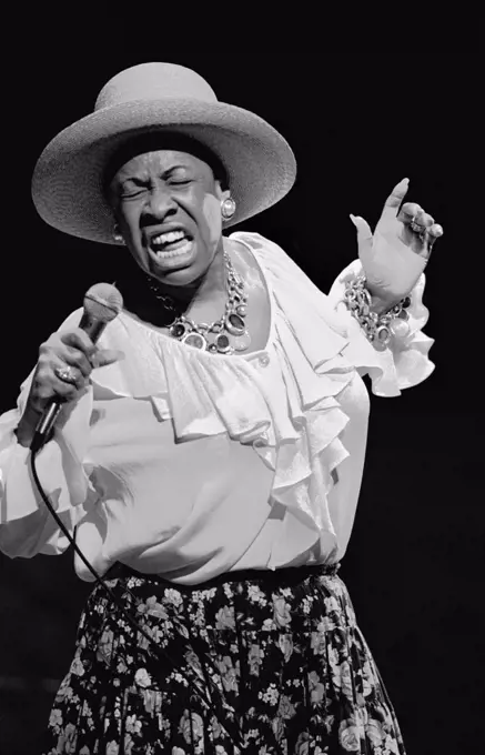 BETTY CARTER performs at the MONTEREY JAZZ FESTIVAL  - MONTEREY, CALIFORNIA