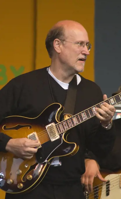 Jazz guitarist JOHN SCOFIELD preforms with his 'UBERJAM' BAND at the MONTEREY JAZZ FESTIVAL