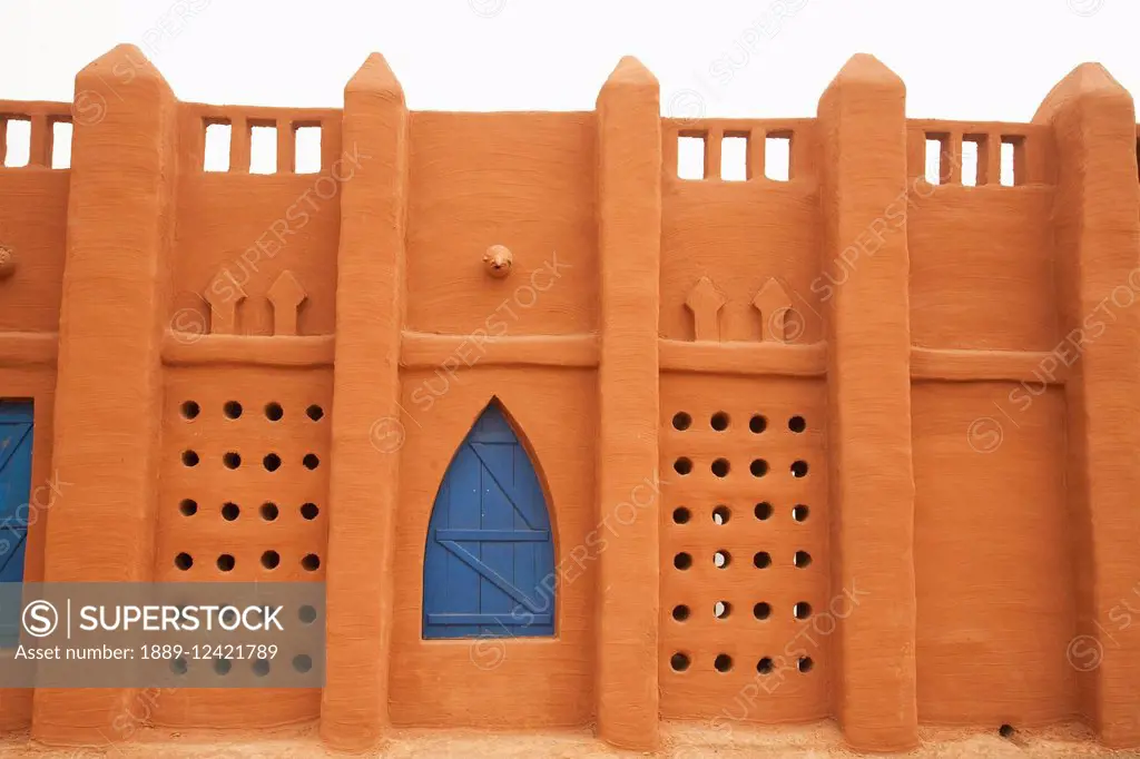 Traditional Mud Brick Building In Segou, Mali