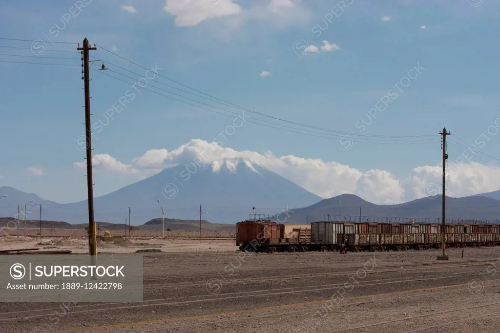 Ollague Railway Station, Antofagasta Region, Chile