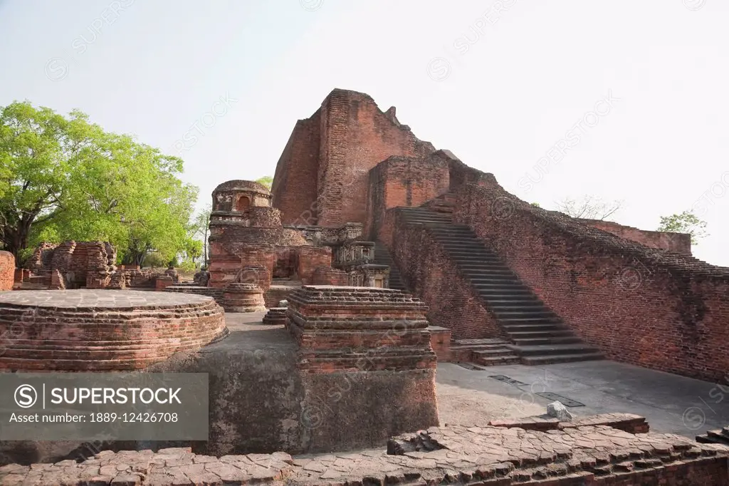 Sariputra Stupa (Temple Site No.3), Nalanda Mahavihara, Bihar, India