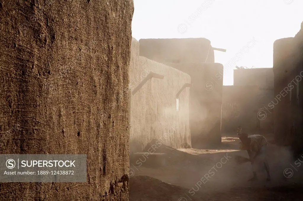 Traditional Sudanese architecture in Djenne, Mali