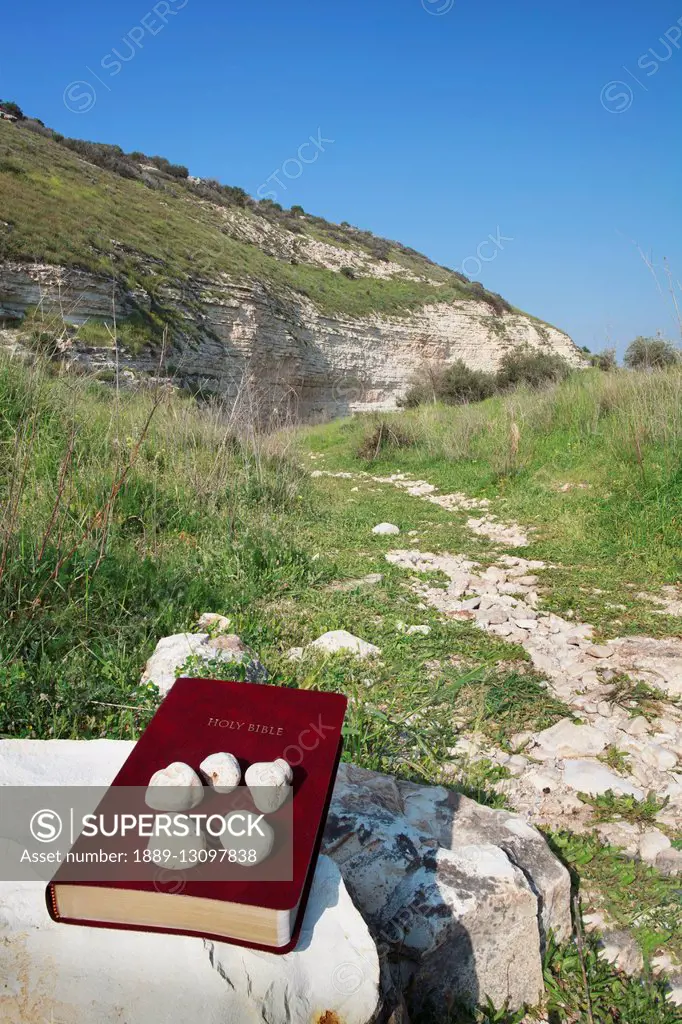 The Valley of Elah where David slew Goliath; Israel