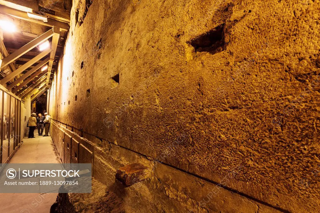 The biggest stone in the Western Wall, often called the Western Stone, revealed within the tunnel and ranks as one of the heaviest objects ever lifted...