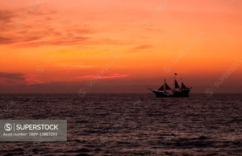 The Marigalante Galleon Pirate ship; Puerto Vallarta, Mexico