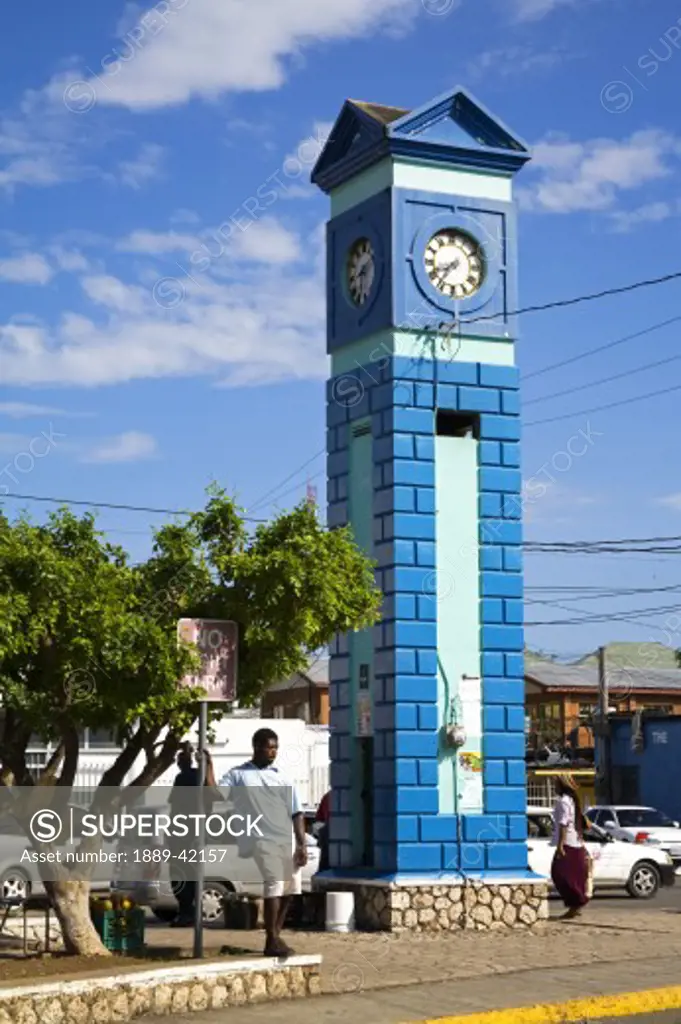 Clock Tower; Ocho Rios, St. Ann's Parish, Jamaica, Caribbean