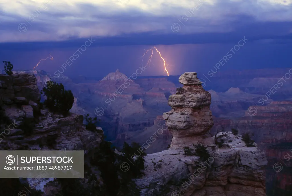 Lighting Over The Grand Canyon