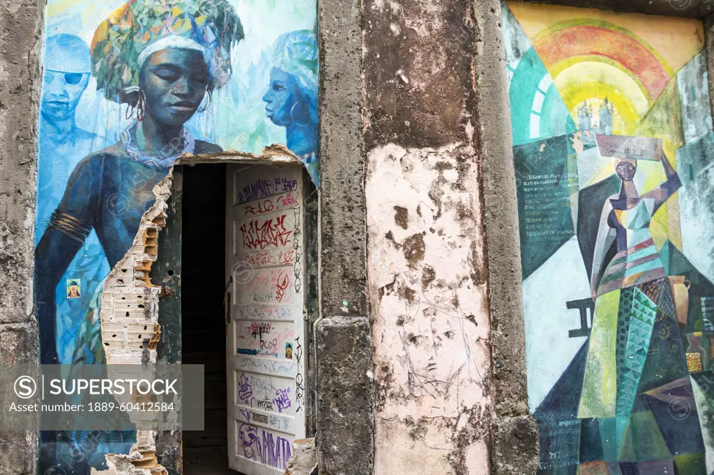 Murals; Salvador, Bahia, Brazil