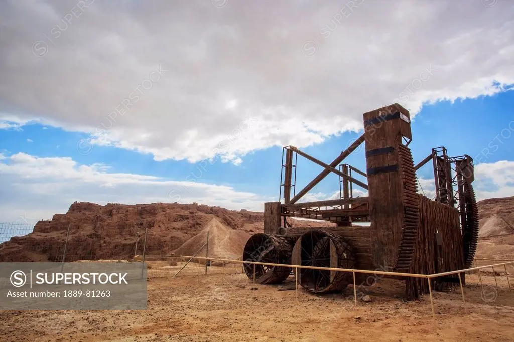 Siege engine at masada, israel