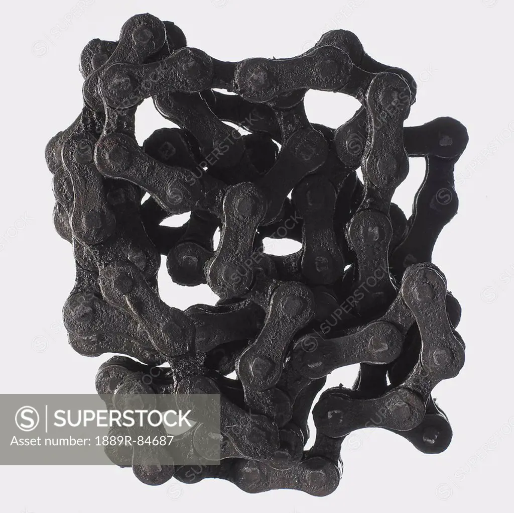 Chain on a white background