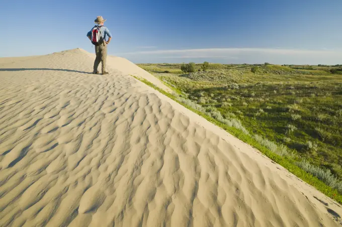 Hiking In The Great Sandhills; Sceptre Saskatchewan Canada