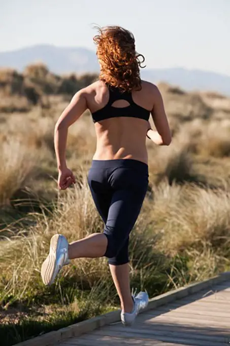 Woman running