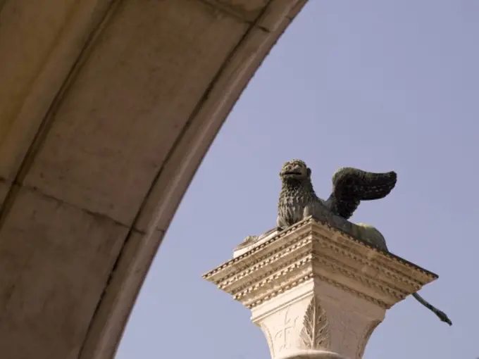 Lion statue, Venice, Italy  