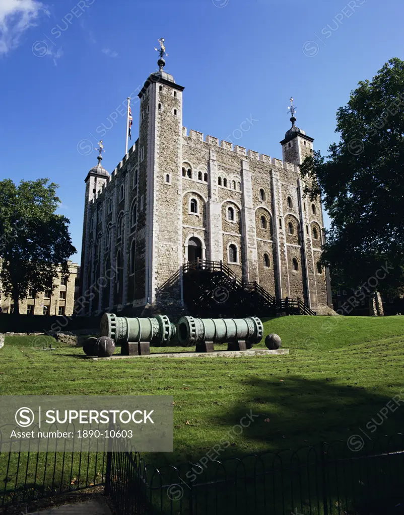 The White Tower, Tower of London, UNESCO World Heritage Site, London, England, United Kingdom, Europe