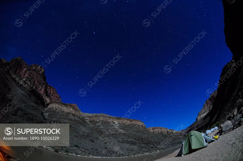 Grand Canyon star gazing, Grand Canyon, UNESCO World Heritage Site, Arizona, United States of America, North America