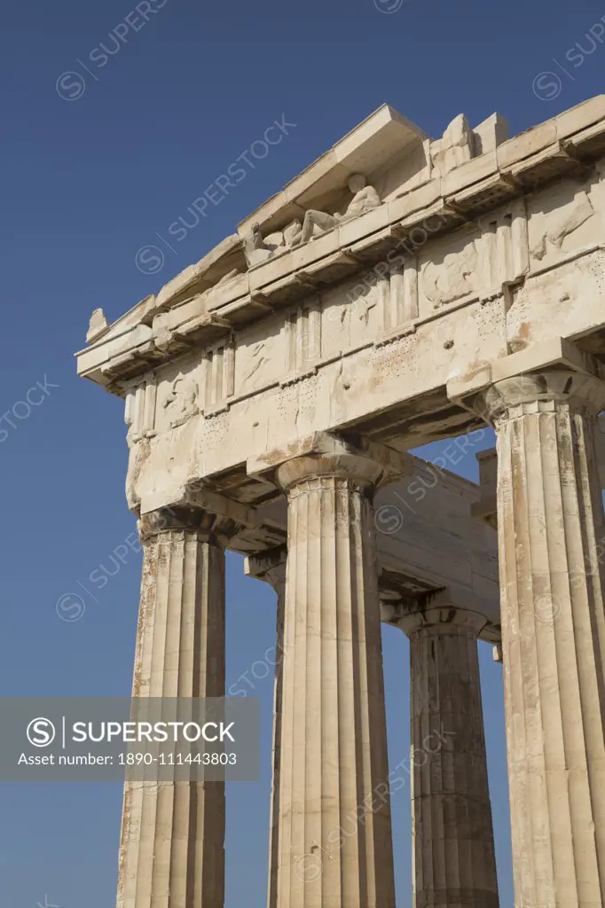 Relief, Parthenon, Acropolis, UNESCO World Heritage Site, Athens, Greece, Europe