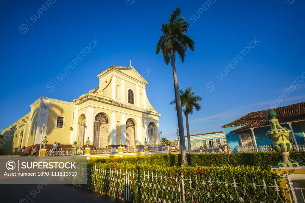 The Church of the Holy Trinity in Plaza Major in Trinidad, UNESCO World Heritage Site, Trinidad, Cuba, West Indies, Caribbean, Central America