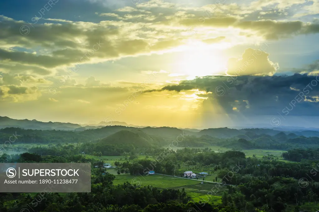 Chocolate Hills, Bohol, Philippines, Southeast Asia, Asia