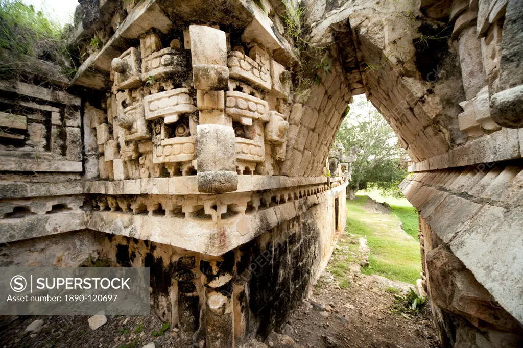 Palace of Labna, Mayan ruins, Labna, Yucatan, Mexico, North America