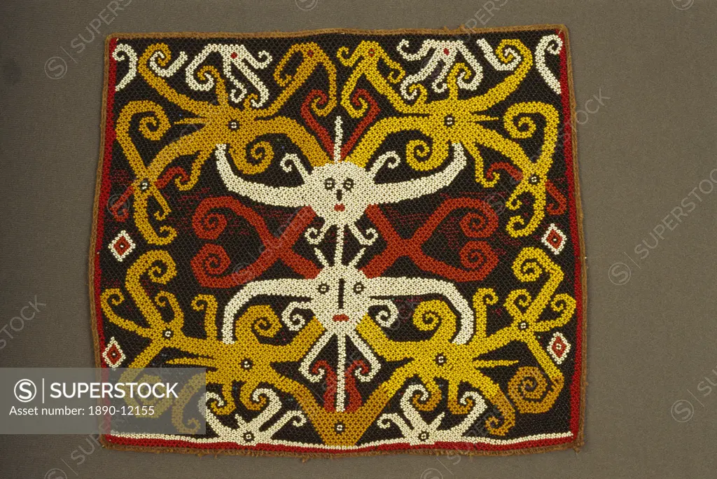 Kenyah Dayak beadwork, Kuching, Sarawak, Malaysia, Southeast Asia, Asia