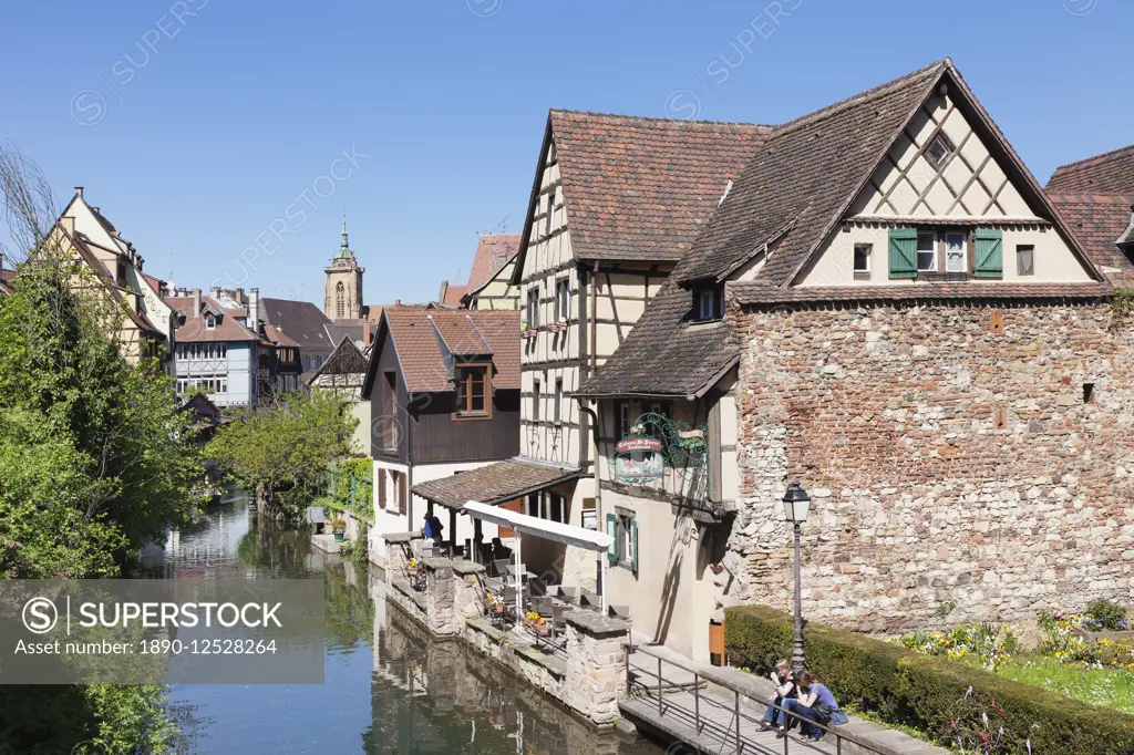 Lauch River, Little Venice, Colmar, Alsace, France, Europe