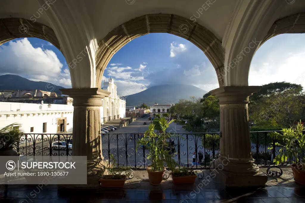 Parque Central, Antigua, Guatemala, Central America