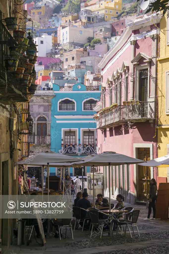 Street scene, Guanajuato, Mexico, North America