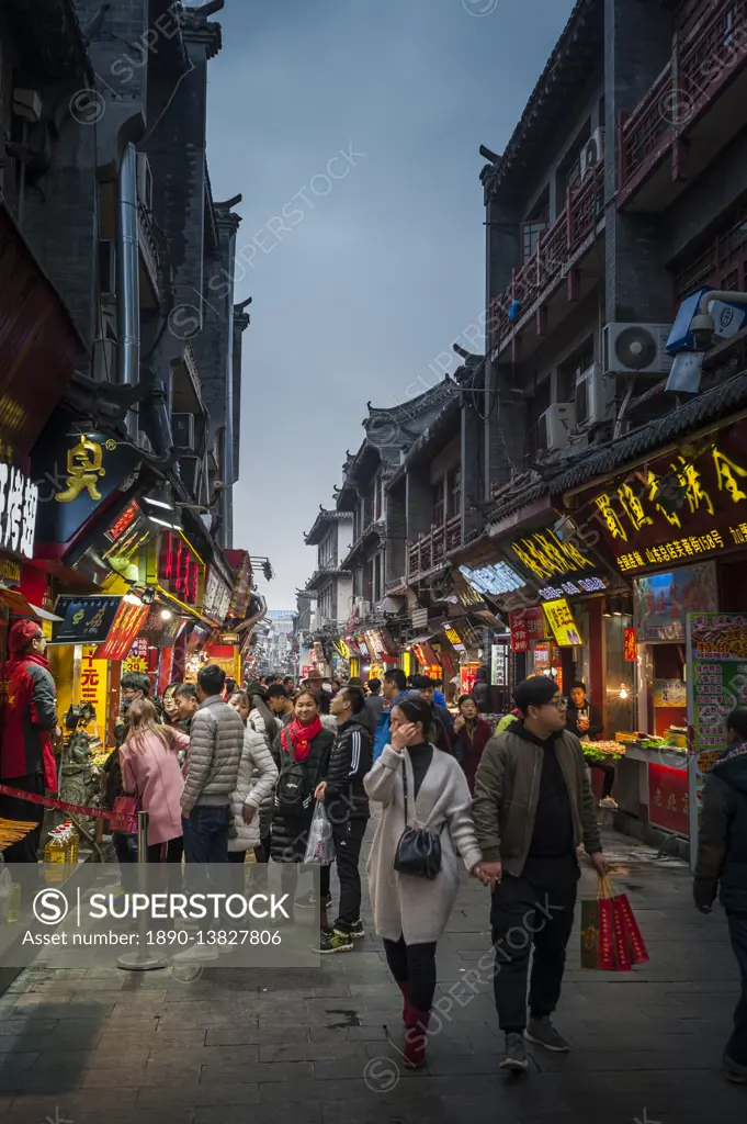 Street food in Jinan, Shandong province, China, Asia