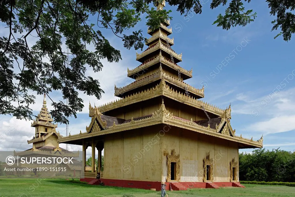 The Palace of Shwebonyadanar Mingalar Nangdaw, Shwebo, Sagaing Division, Republic of the Union of Myanmar Burma, Asia