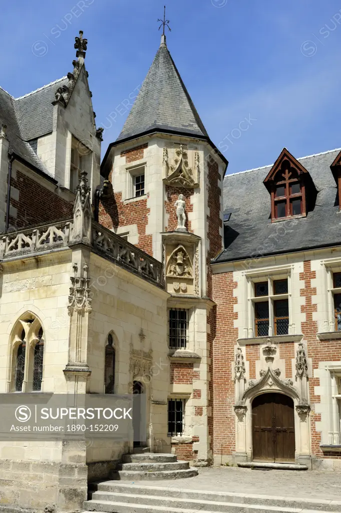 Leonardo da Vinci´s House and Museum, Clos Luce, Parc Leonardo da Vinci, Amboise, Indre_et_Loire, Loire Valley, Centre, France, Europe