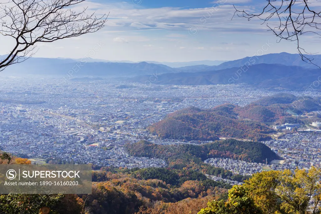 City view in autumn, Kyoto, Kansai, Japan, Asia