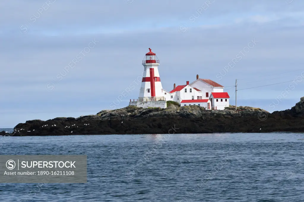 Lighthouse, Eastport, Maine, New England, United States of America, North America