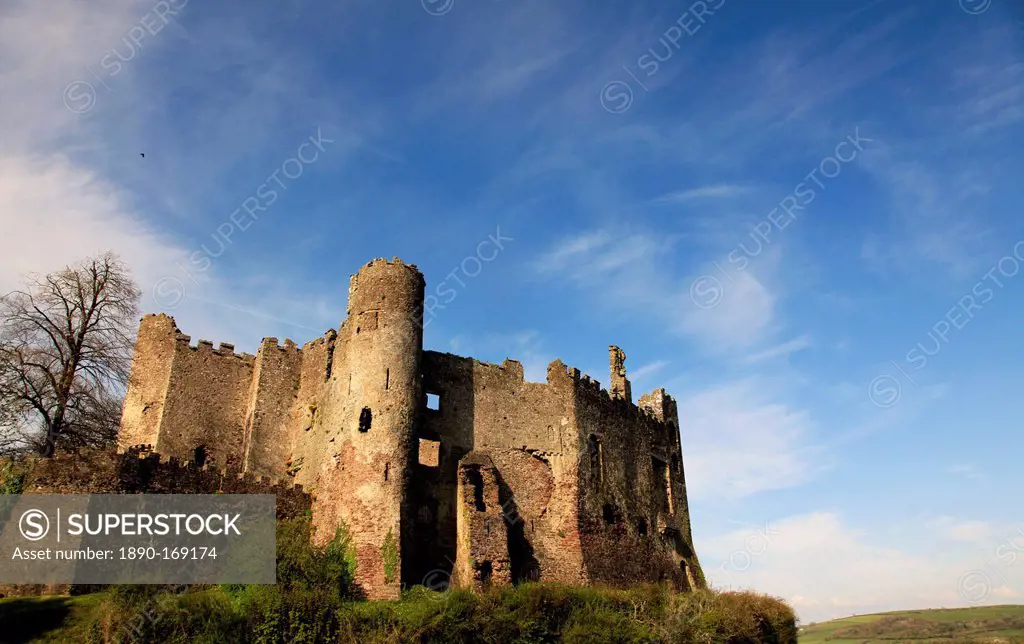 Laugharne Castle, Pembrokeshire, Wales, United Kingdom, Europe