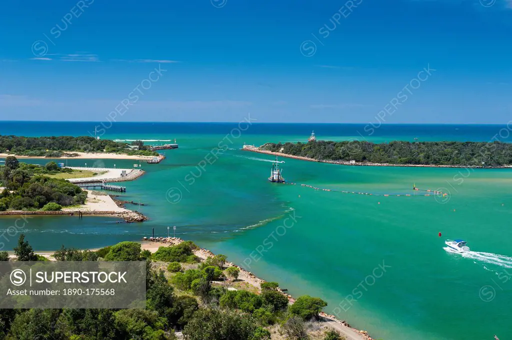 Turquoise waters at Lakes Entrance, Victoria, Australia, Pacific