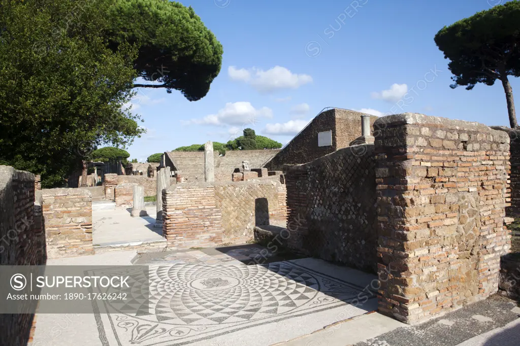 Apuleio's domus, Ostia Antica, Lazio, Italy, Europe