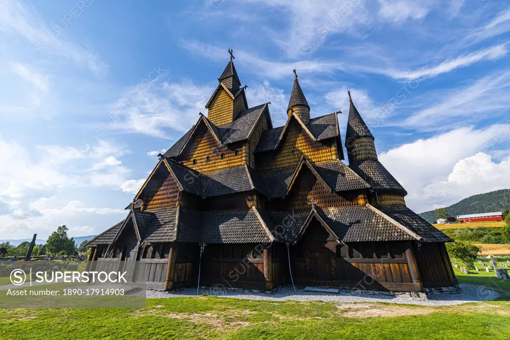 Heddal Stave Church, Notodden, Vestfold og Telemark, Norway, Scandinavia, Europe