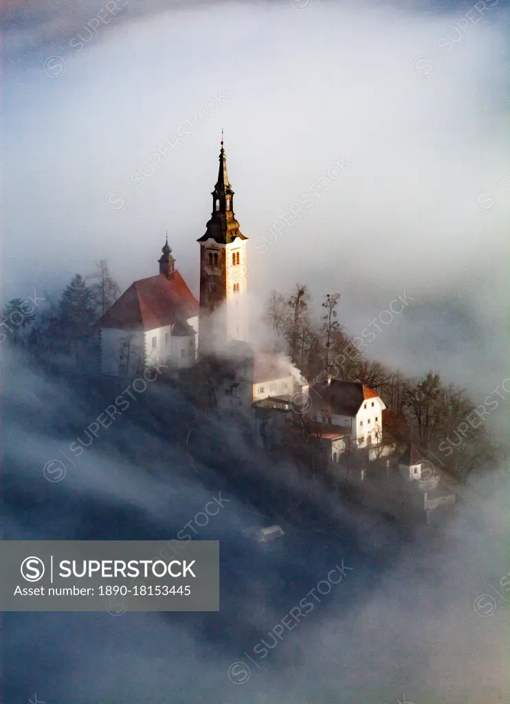 Lake Bled in the Julian Alps of the Upper Carniolan region, northwestern Slovenia, Europe