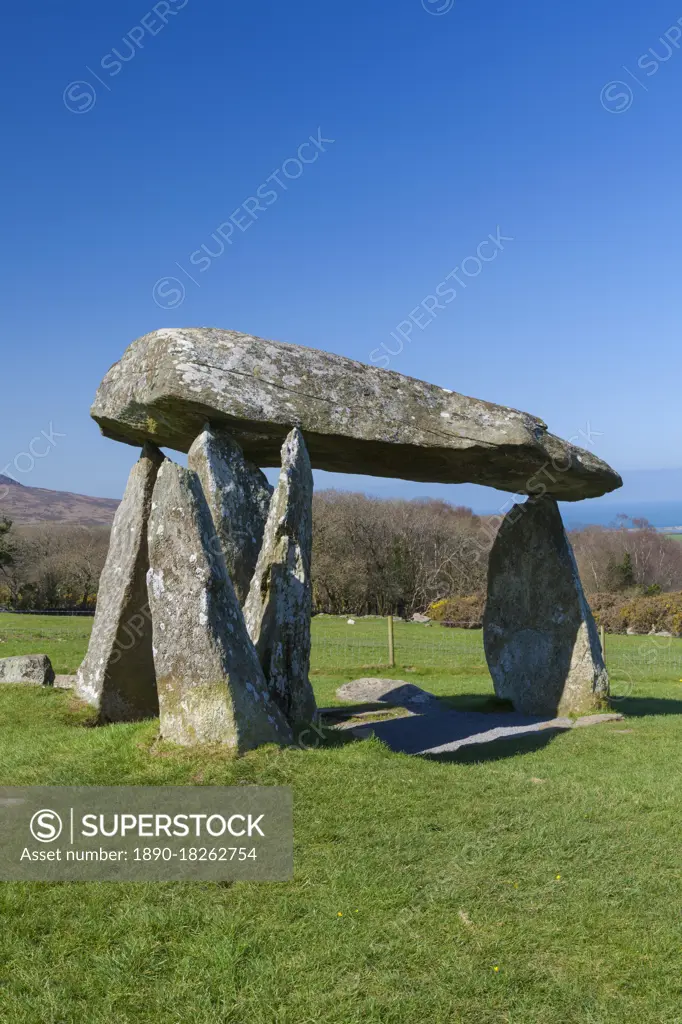 Pentre Ifan Burial Chamber, Preseli Hills, Pembrokeshire, Wales, United Kingdom, Europe