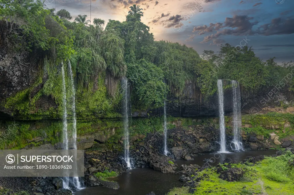 Agbokim waterfall, Ikom, Nigeria, West Africa, Africa