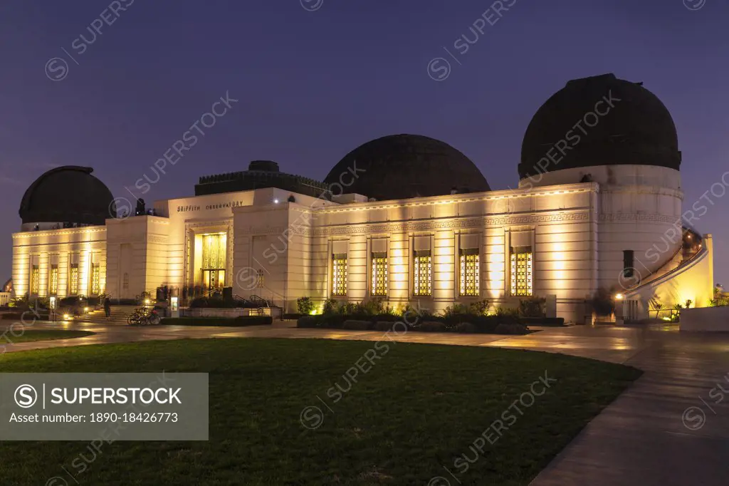Griffith Observatory at Mount Hollywood, Los Angeles, California, United States of America, North America